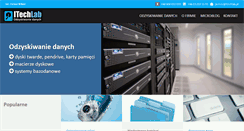 Desktop Screenshot of itechlab.pl